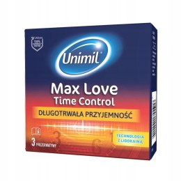Prezerwatywy Unimil Box 3 Max Love Opóźniające Wytrysk