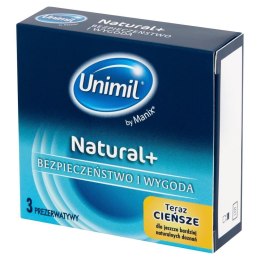 Prezerwatywy Unimil Box 3 Natural+