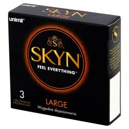Prezerwatywy Unimil Skyn Box 3 Large 56mm