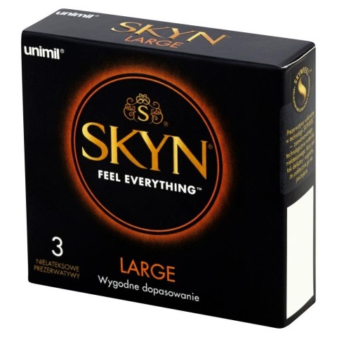 Prezerwatywy Unimil Skyn Box 3 Large 56mm