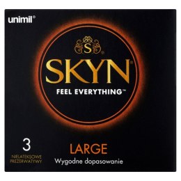 Prezerwatywy Unimil Skyn Box 3 Large 56mm