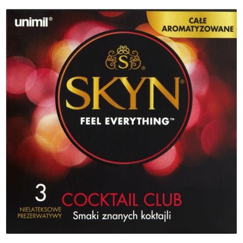 Prezerwatywy Unimil  SKYN Cocktail Club 3