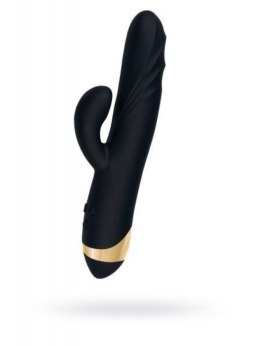 Wibrator Damski Wielofunkcyjny Czarny Króliczek Gulf
