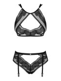Obsessive -Allastia komplet 2-częściowy czarny L/XL