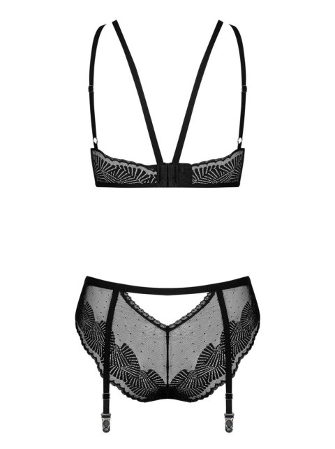 Obsessive -Allastia komplet 2-częściowy czarny L/XL