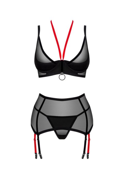 Obsessive Glandez komplet 3-częściowy XS/S