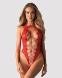 Obsessive B120 odważne body czerwone S/M/L