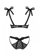 Obsessive -Obsessivia komplet 2-częściowy czarny S/M