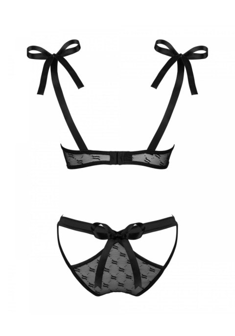 Obsessive -Obsessivia komplet 2-częściowy czarny S/M