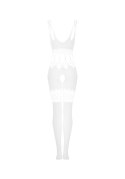 Zmysłowy Kuszący Bodystocking Biały Prezent G330 S/M/L