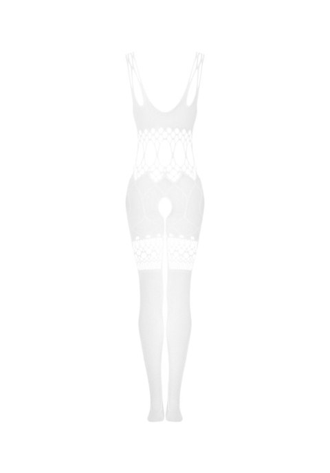 Zmysłowy Kuszący Bodystocking Biały Prezent G330 S/M/L