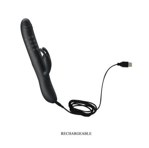 Wibrator Damski Wielofunkcyjny Króliczek - COLIN, USB, 7 vibration, 4 rotation