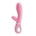 Wibrator Damski Wielofunkcyjny Króliczek - THOMAS USB PINK 7 function
