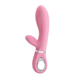 Wibrator Damski Wielofunkcyjny Króliczek - THOMAS USB PINK 7 function