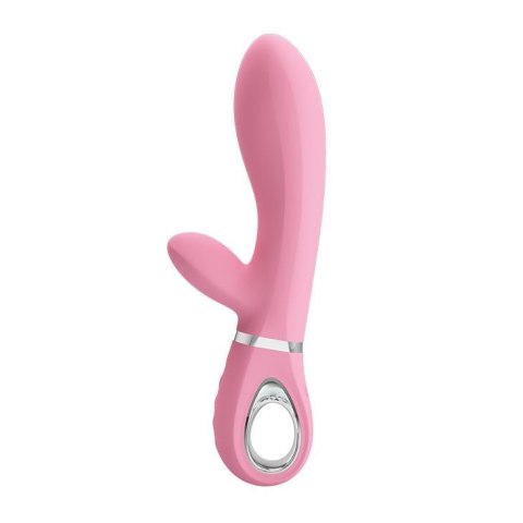 Wibrator Damski Wielofunkcyjny Króliczek - THOMAS USB PINK 7 function