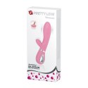 Wibrator Damski Wielofunkcyjny Króliczek - THOMAS USB PINK 7 function