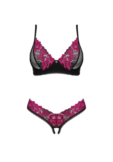 Obsessive  Rosenty komplet 2 częściowy otwarty M/L