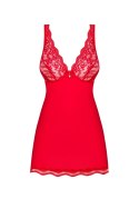 Obsessive Luvae babydoll i stringi czerwona S/M
