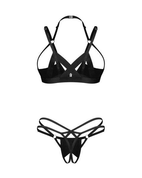 Obsessive Keira Lise komplet 2 częściowy otwarty L/XL