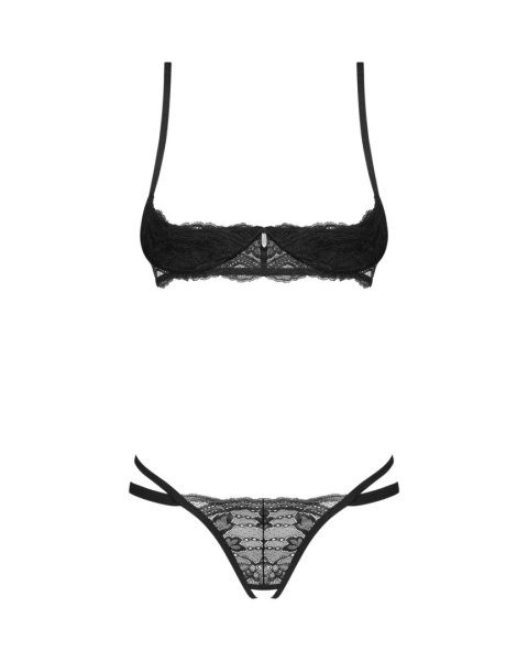 Obsessive Nutris komplet 2 częściowy otwarty M/L