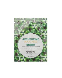 EXSENS - NEO COSMETIQUE SAS AVENTURINE AVOCADO Organic Massage Oil with stones (3 ml x 10 szt.)