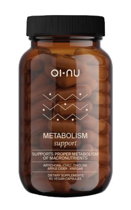Wsparcie metabolizmu 60 kapsułek Qi-Nu Metabolism Support