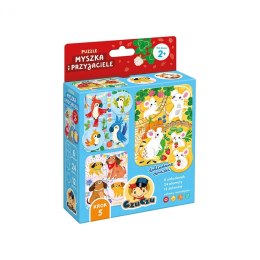 Bright Junior Media CzuCzu: Puzzle Myszka i przyjaciele 2+