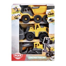 Dickie Dickie: Volvo 3-pak pojazdów budowlanych, 16 cm