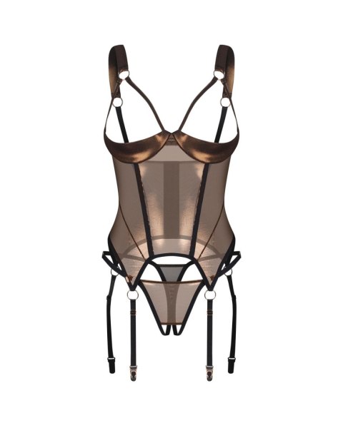 Obsessive -  Soranna gorset i stringi otwarte L/XL