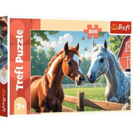 Trefl Trefl: Puzzle 200el. - Konie na polanie