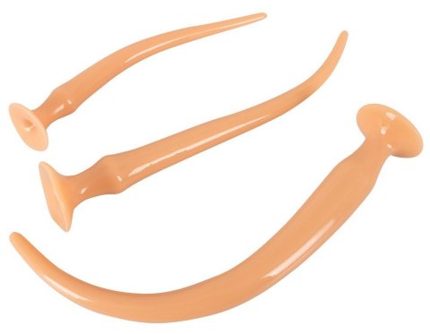 ORION Super Long Butt Plug Set flesh