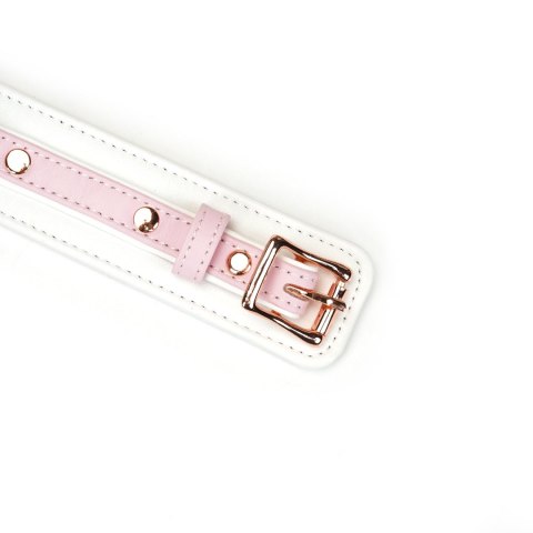 Obróżka White & Pink Fairy Goat Leather Collar Liebe Seele