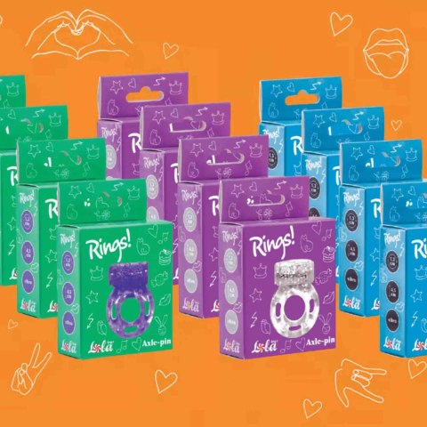 Intimate Distribution Showbox of Erection Rings Rings Axle-pin 12 pcs