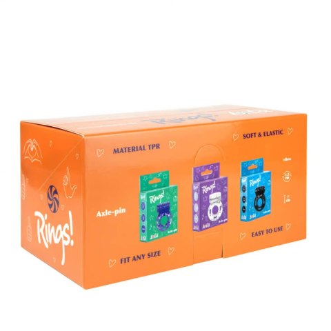 Intimate Distribution Showbox of Erection Rings Rings Axle-pin 12 pcs