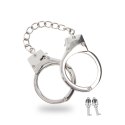Kajdanki Silver Plated Bdsm Handcuffs Taboom