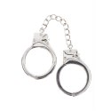 Kajdanki Silver Plated Bdsm Handcuffs Taboom