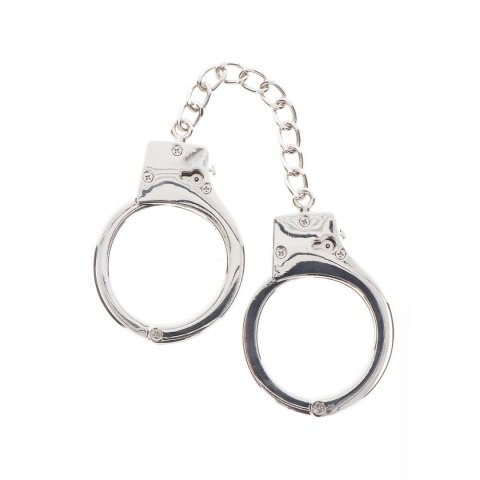 Kajdanki Silver Plated Bdsm Handcuffs Taboom