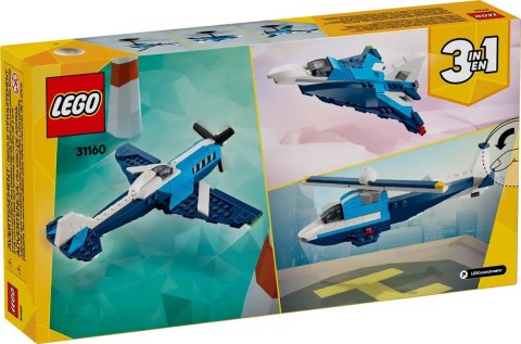 LEGO CREATOR 3w1 31160 Statek powietrzny: samolot wyścigowy