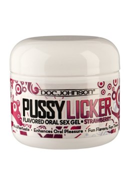 Lubrykant Do Seksu Oralnego Pussy Licker Strawberry 59Ml Doc Johnson
