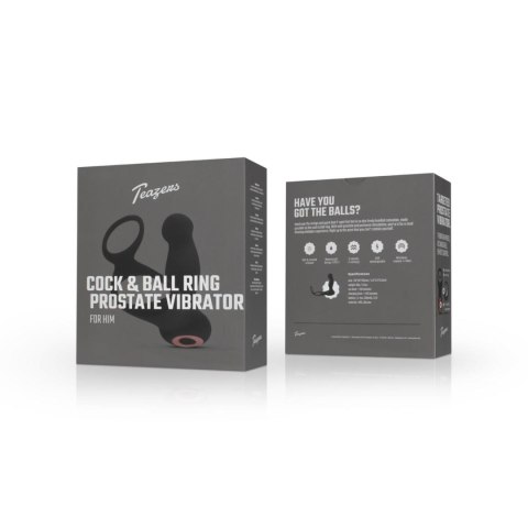 ONE-DC B.V. Teazers Cock & Ball Ring Prostate Vibrator with Remote Control