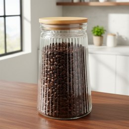 SZKLANY POJEMNIK KUCHENNY NA PRODUKTY SYPKIE 1L 229247