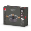 GARNEK MULTICLAD 28cm Z POKRYWĄ BERGNER BG-56038 CHARCOAL
