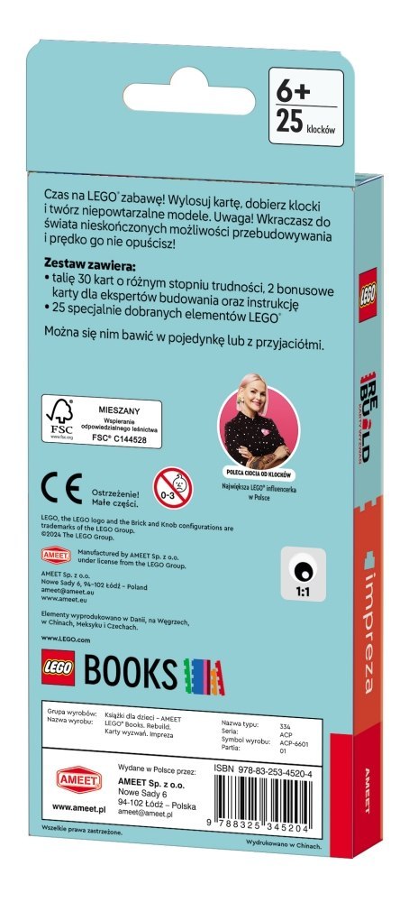 Ameet Ameet: LEGO Books - Rebuild. Karty Wyzwań: Impreza