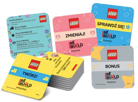 Ameet Ameet: LEGO Books - Rebuild. Karty Wyzwań: Impreza