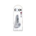 Dildo 10Cm King Cock Clear Cock With Balls Pipedream