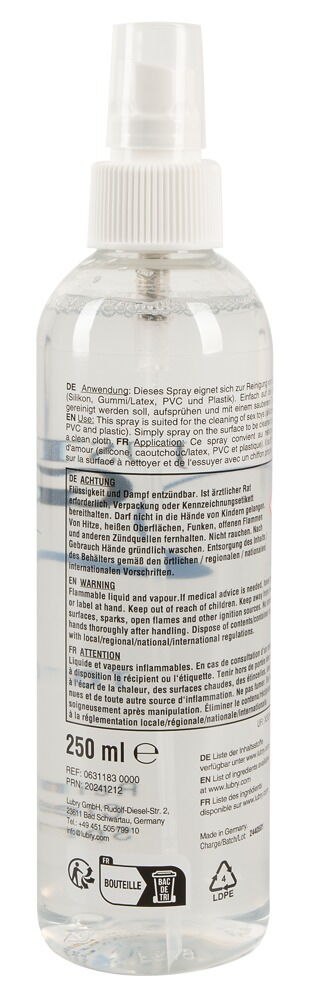 Just Glide SPRAY DO CZYSZCZENIA ZABAWEK JUST GLIDE - 250ML