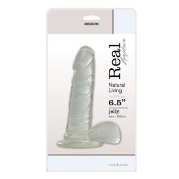 MSX Distribution S.r.l. Dildo-JELLY DILDO REAL RAPTURE CLEAR 6,5