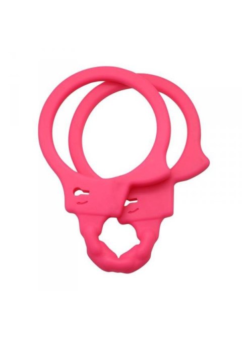 MSX Distribution S.r.l. Kajdanki-REALISTIC HANDCUFFS. PREMIUM SILICONE MATERIAL