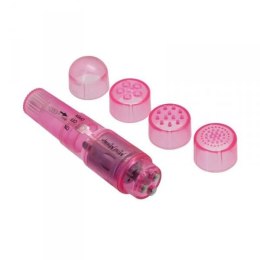 MSX Distribution S.r.l. Stymulator-Mini vibratore con punte intercambiabili Timeless 4 Surprises