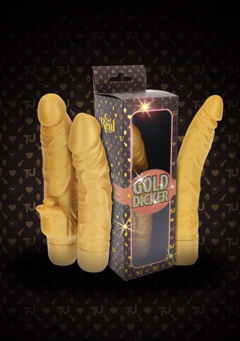 SCALA Gold Dicker Stim Vibrator Gold